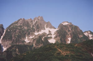剱岳八ッ峰(仙人池より)
